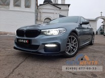 Сплиттер BMW 5-series (G30) в стиле M-Performance (ЧЕРНЫЙ ЛАК, OEM 51192414137 и 51192414139) -13